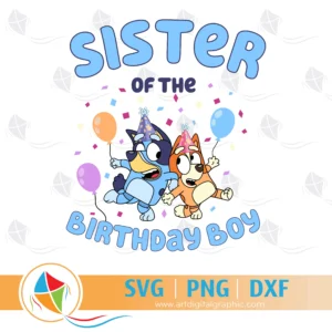Sister of the Birthday Boy Bluey