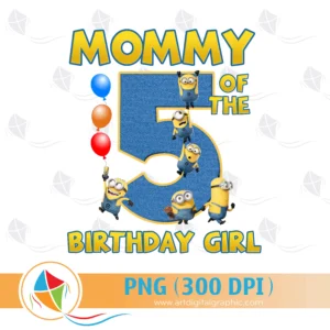 Mommy of the Birthday Girl Minion