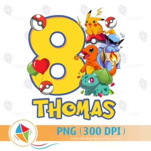 8th Birthday Boy Pokemon