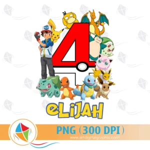 4th Birthday Boy Pokemon