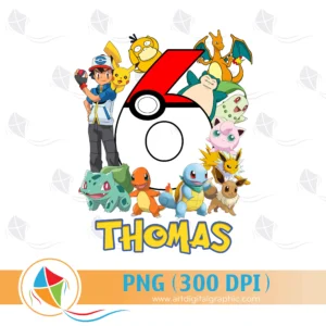6th Birthday Boy Pokemon