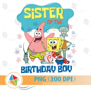 Sister of the Birthday Boy SpongeBob