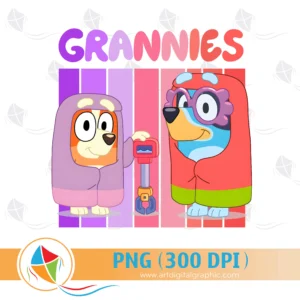 Grannies Bluey PNG