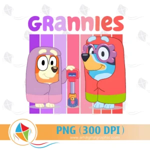Grannies Bluey PNG