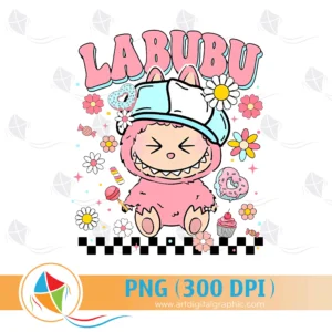 Labubu Flowers PNG