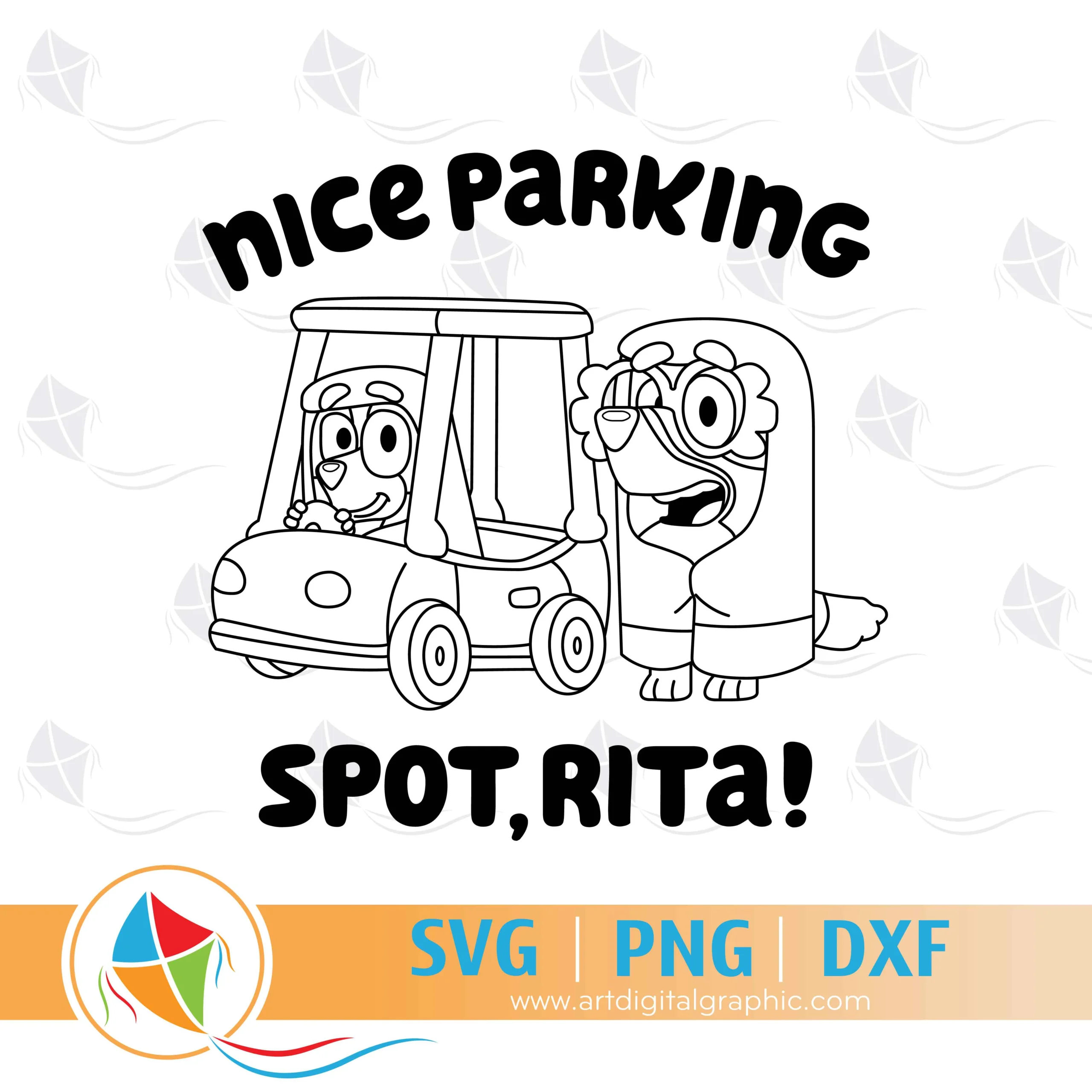 Nice Parking Spot Rita Bluey