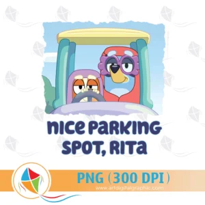 Nice Parking Spot Rita Bluey PNG