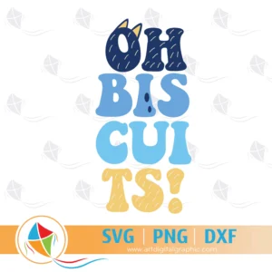 Oh Biscuits Bluey SVG