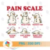 Pain Scale Christmas PNG