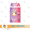 Rita Bluey PNG