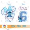 Stitch Mickey Birthday Girl