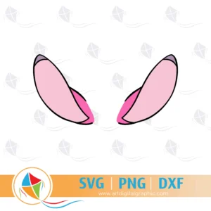 Angel Stitch Ear Free SVG
