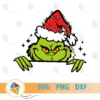 Grinch Head Christmas SVG