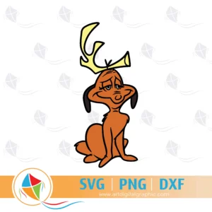 Grinch Dog SVG