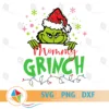 Grinch Mommy Christmas SVG