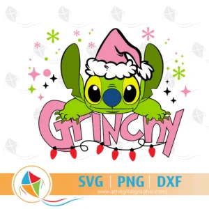 Grinchy Christmas PNG