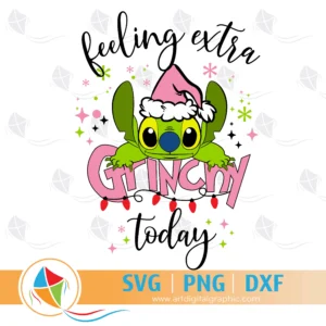 Grinchy Christmas PNG