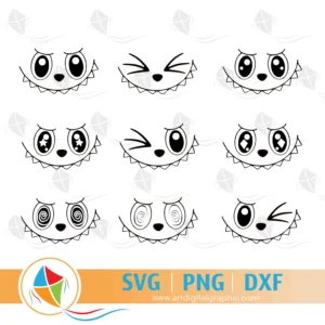 Labubu Face SVG