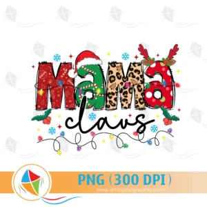 Mama Claus Christmas PNG