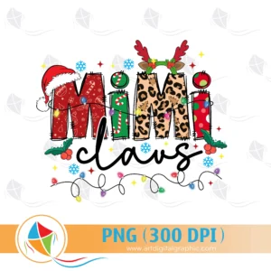 Mimi Claus Christmas PNG