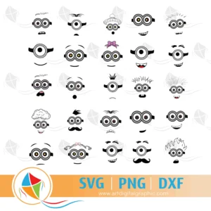 Minions Face SVG