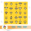 Minions Face SVG
