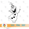 Olaf Outline Free SVG