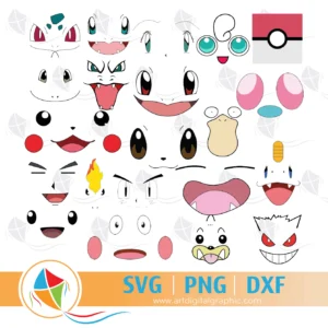 Pokemon Face SVG