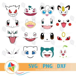 Pokemon Face SVG