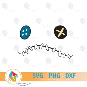 Scrump Face Free SVG