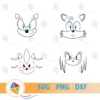 Sonic Face SVG