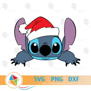 Stitch Christmas Free SVG