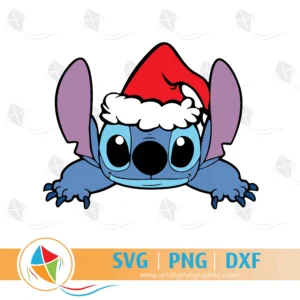 Stitch Christmas Free SVG