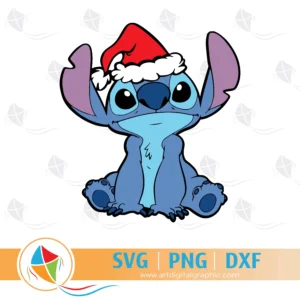Stitch Christmas Free SVG