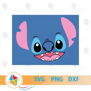 Stitch Face Free SVG
