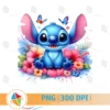 Stitch Flowers PNG