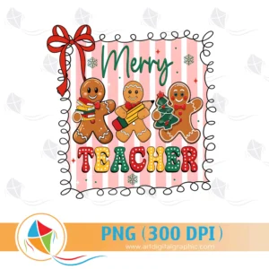 Teacher Christmas PNG