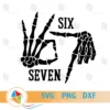 Six Seven Free SVG